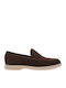 Leather Men's Loafers in Brown Colour