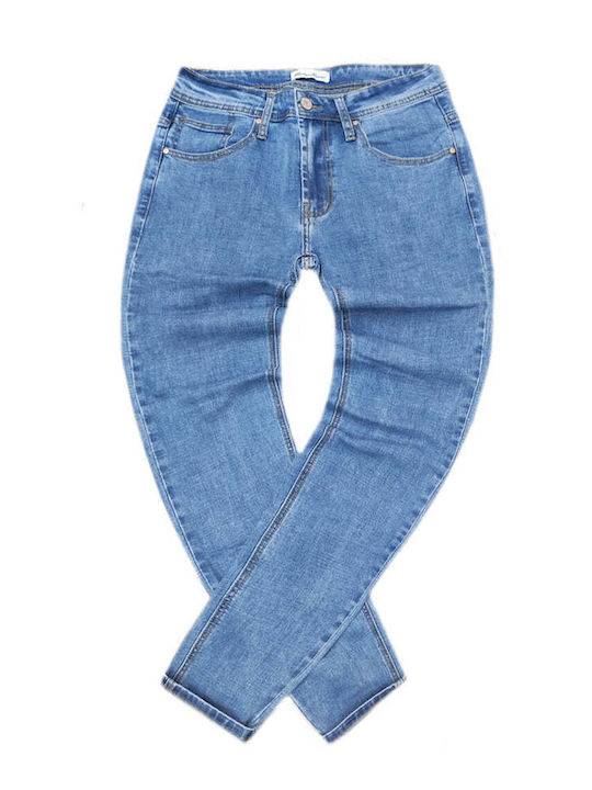 Men's Slim Fit Blue Jeans