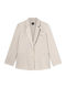 Armani Exchange Long Women's Beige Blazer