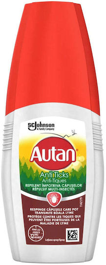 Autan Anti Ticks Εντομοαπωθητική Λοσιόν Κατάλληλη για Παιδιά 100ml