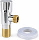 Eckventil 1/2" Hebel Wasserhahn & Ventile Set Dichtungsband