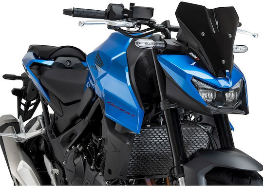 Black New Generation Sport Motorcycle Windscreen Honda CB750 Hornet 25-26 Eclutch 26 22423N Puig