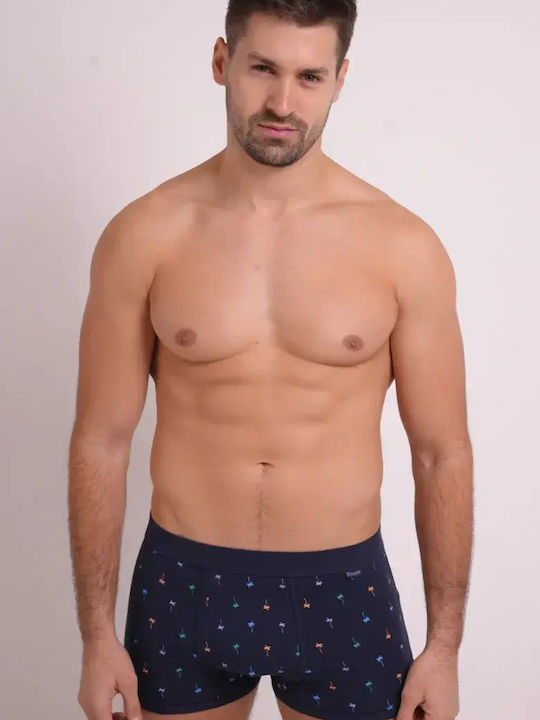 Bonatti Roberto Men's Boxer Blue Printed