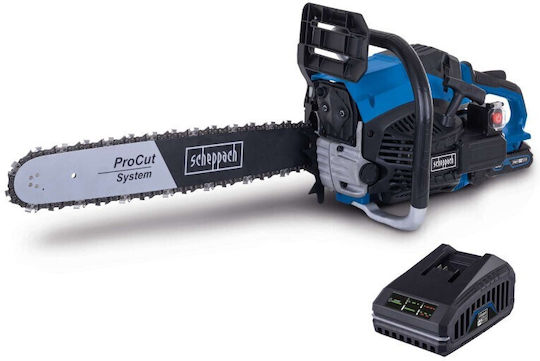 Scheppach Gasoline Chainsaw 3.1hp with 50.8cm Blade and Easy Start