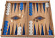 Manopoulos Handmade Wooden Backgammon 48x48cm