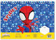 Drawing Pad 23x33cm 40 Sheets Self-Adhesive Stencil 2 Pages Color 2 Designs Spidey