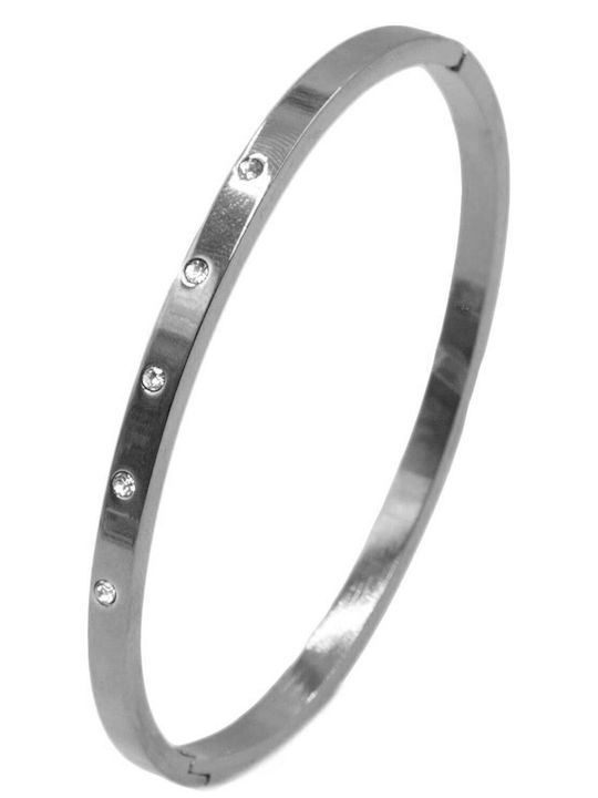 Poco Loco Women's Bracelet Handcuffs Made of Stainless Steel