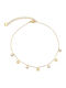 Poco Loco Gold Plated Stainless Steel Anklet from Stainless Steel