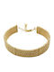 Poco Loco Women's Gold Plated Silver Bracelet