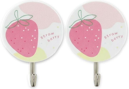 Παιδική Κρεμάστρα Μονής Θέσης με Γαντζάκι Ξύλινη 2τμχ