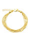 Poco Loco Women's Gold Plated Silver Bracelet