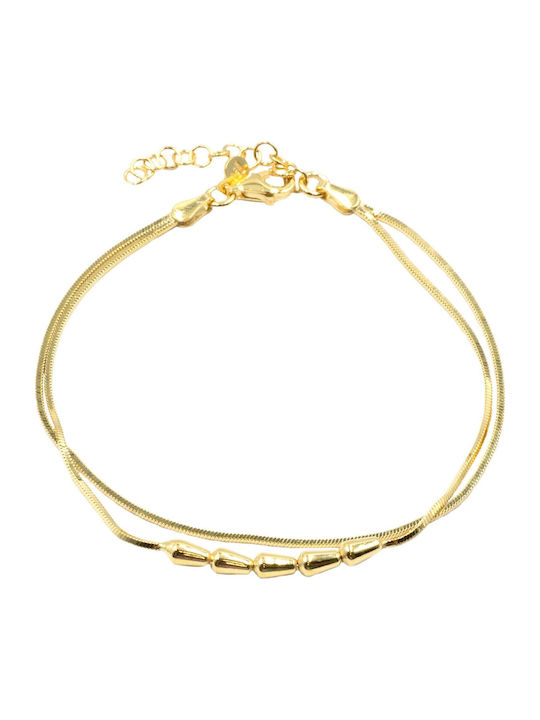 Poco Loco Women's Gold Plated Silver Bracelet