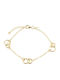 Poco Loco Women's Gold Plated Silver Bracelet