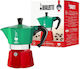Bialetti Moka Express Tricolore Cafetieră 3 Caf...