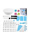 Alista Home Set Konditoreiwerkzeuge aus Kunststoff 28cm 80 Stück
