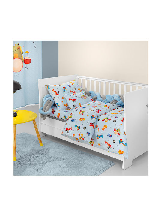 Guy Laroche Set Baby Sheets Crib Cotton Band Sk...