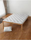 Topper Saltele Diamond Medie Fermitate Gri 120x200x5cm