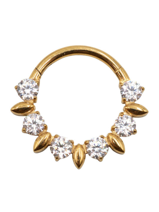 Poco Loco Earring Gold Plated Titanium
