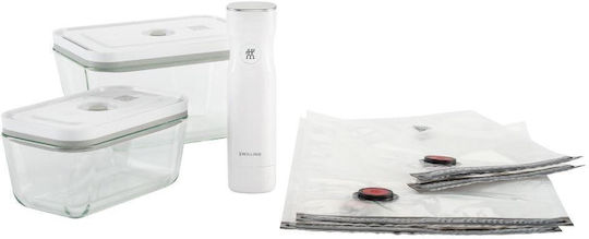 Zwilling J.A. Henckels Set Cutii De Prânz Din Sticlă Albe 7 Bucăți
