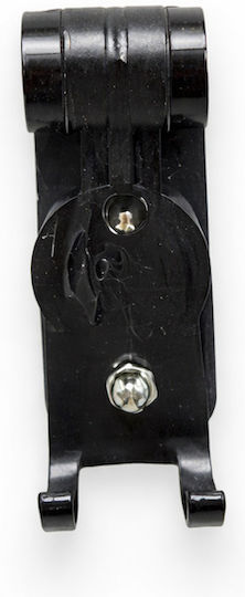 Plastic Adjustable Shower Phone Holder Base – Black Wall Mounted