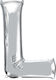 Buchstabe L Folie Jumbo 97cm