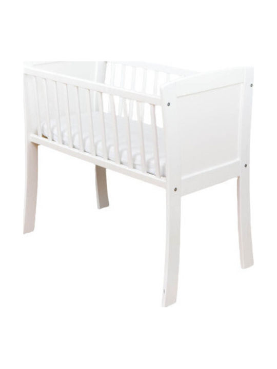 Woodies Patuturi Copii Culoare Principală Albă Cu Saltea 40x90cm Woodies Patuturi Copii Culoare Principală Albă Cu Saltea 40x90cm