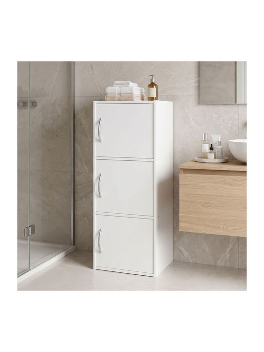 Soline Kitchen Tall Cupboard White 40x34.5x90.5cm