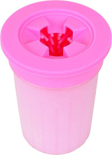 Zola Silikon Hunde Reinigungsmittel für Füße Größe M 11 X 10 Cm Rosa