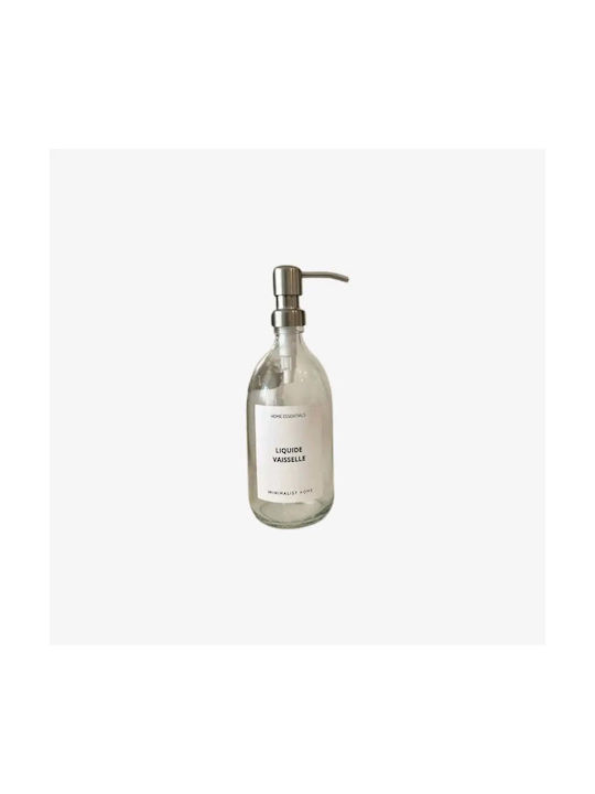 Phos & Gaia Dispenser Κουζίνας Γυάλινο Διάφανο 500ml