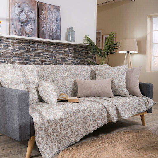 Teoran Ferrara Four-Seater Sofa Throw Chenille 180x350cm