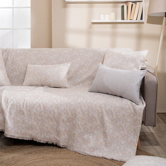 Teoran Ferrara Three-Seater Sofa Throw Chenille 180x300cm