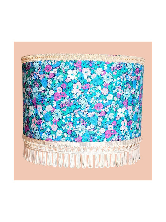 Oxygen Single-Light Kids Ceiling Hanging Light with E27 Socket Blue 35x25cm