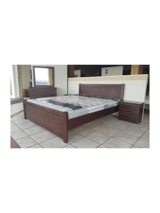 Σετ Κρεβατοκάμαρας Καφέ 160x200εκ. 5τμχ