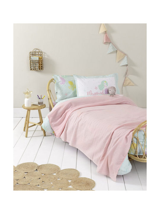 Nima Κουβέρτα Dune Pink 160x160εκ.