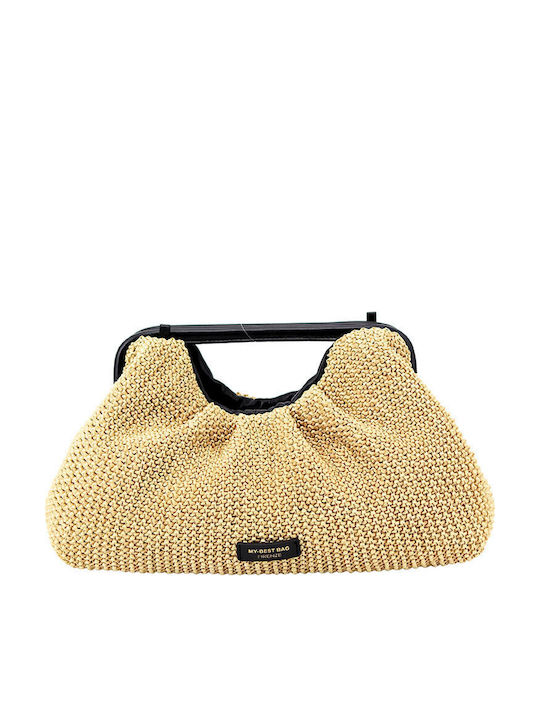 Knitted Women's Clutch Natural
