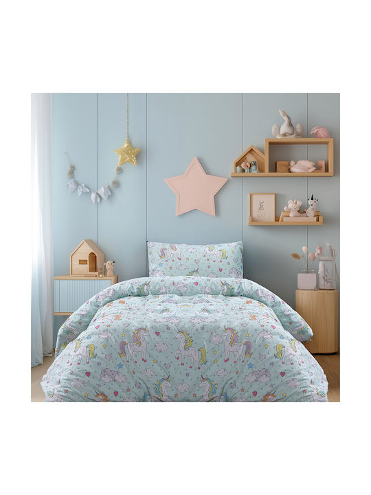 Beauty Home Σετ Παιδική Παπλωματοθήκη Μονή Μέντα
