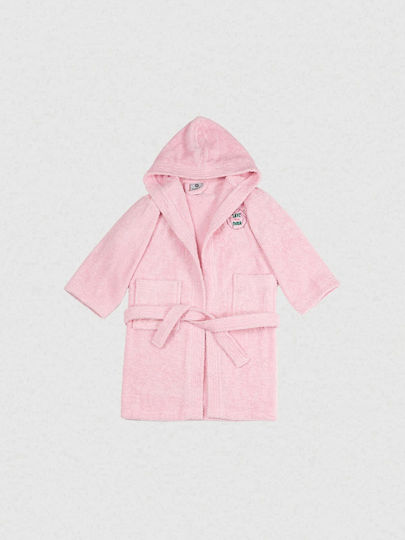 Sunshine Kids Bathrobe Pink Hooded