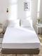 Protective Double Waterproof Fitted Mattress Cover White 140x200+35cm