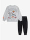 Kids Sweatpants Set Gray