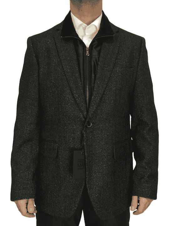 Freeman Clothing Χειμερινό Ανδρικό Σακάκι με Κα...