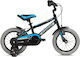 Clermont Atlas 16" Kinderfahrrad BMX mit Aluminiumrahmen 2026 Schwarz
