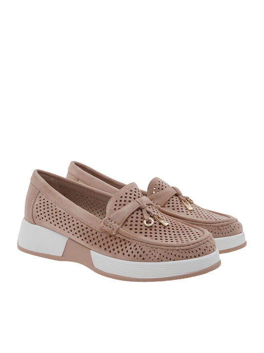 Women's Loafers in Beige Colour