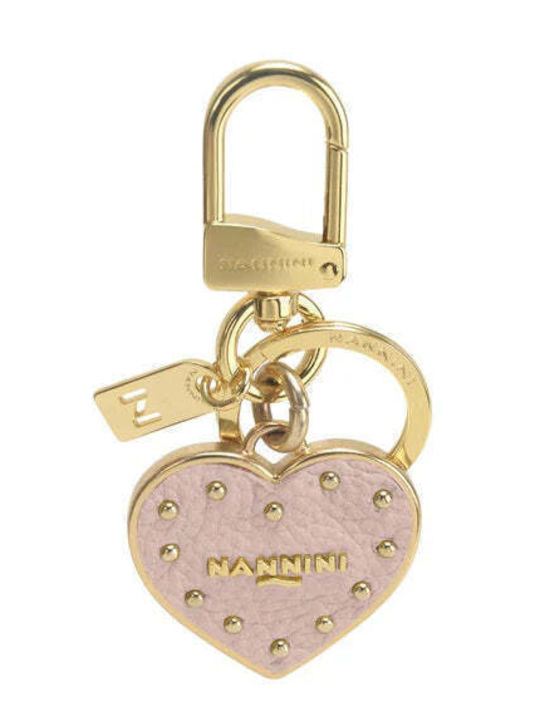 Leather Keychain Nannini Nngs-73 Salmon