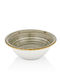 By Bone Supreme Salad Bowl Made Of Green Porcelain