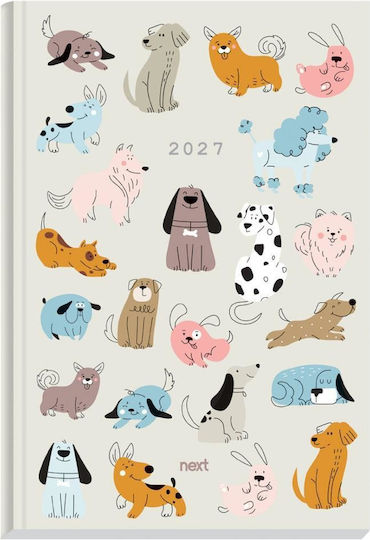 Next Trends Dogs Дневен Дневник 2027 14x21см