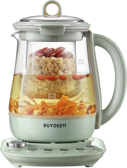 Buydeem Βραστήρας 1.5lt 1200W Πράσινος