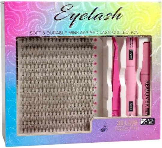 Kit Βλεφαρίδων Τουφάκια 10d/c 0.10 Mix