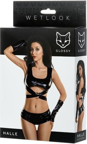 Glossy Sexy Set 3 Halle – Black – M 561100955016-m 4627127669451