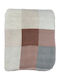 Domoletti Decke Einzeln 150x200cm Grau/Pink