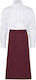 SG Waiter Waist Apron Rome Burgundy